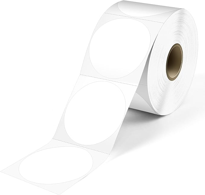 L LIKED 2" Round Direct Thermal Labels by LLIKED