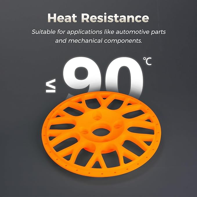 FLASHFORGE ABS Pro Filament 1.75mm Orange, 3D Printer Filament 1kg - Image 3