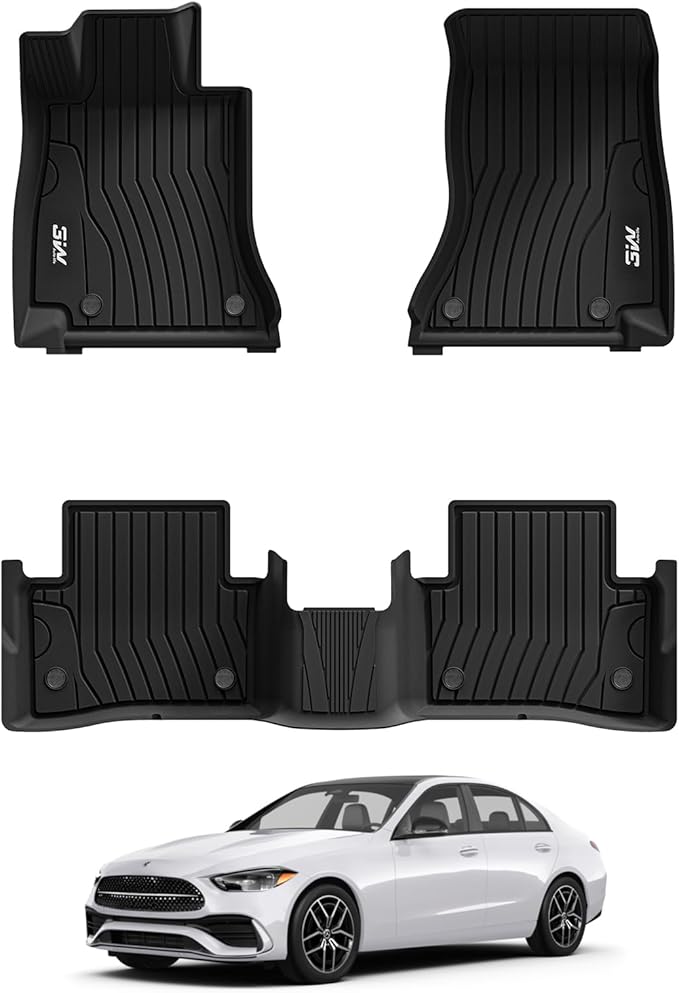 3W Floor Mats for Benz C-Class 2022-2026 C300/C43 AMG/C63 AMG S/C63 AMG S E by 3W