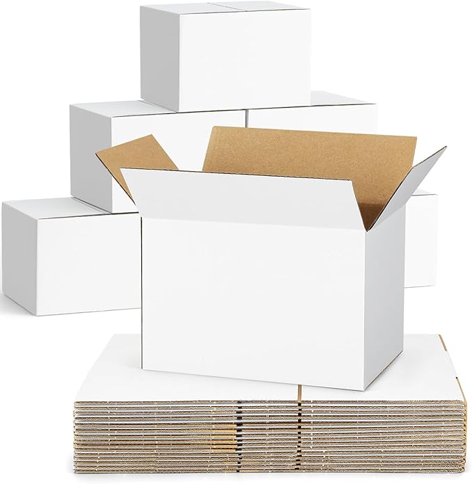 40-Pack-Small-Shipping-Boxes-6x4x4, by POEVER