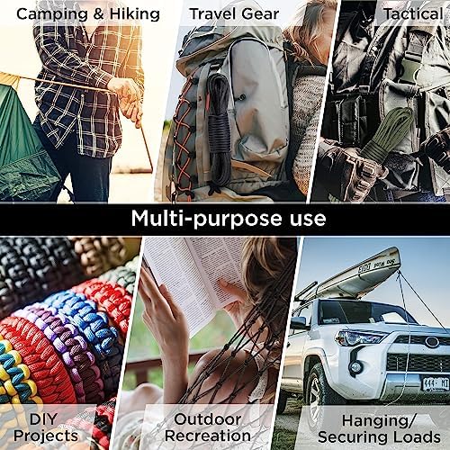 Paracord Rope 550 lb 4mm – Parachute Cord – Utility Camping Rope - Image 4