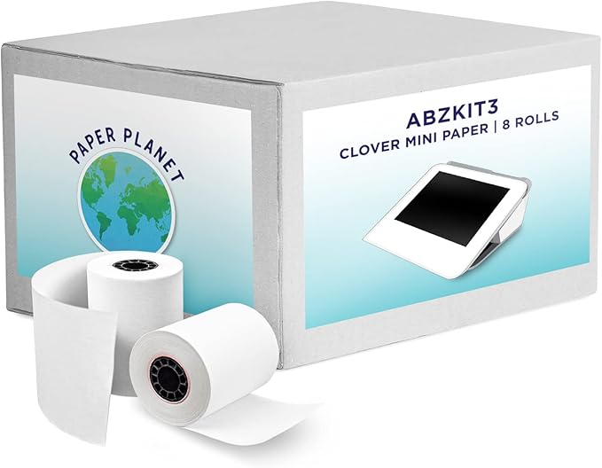 Thermal Paper for Clover Mini by Paper Planet | C200, C305 | 8 Rolls by PaperPlanet