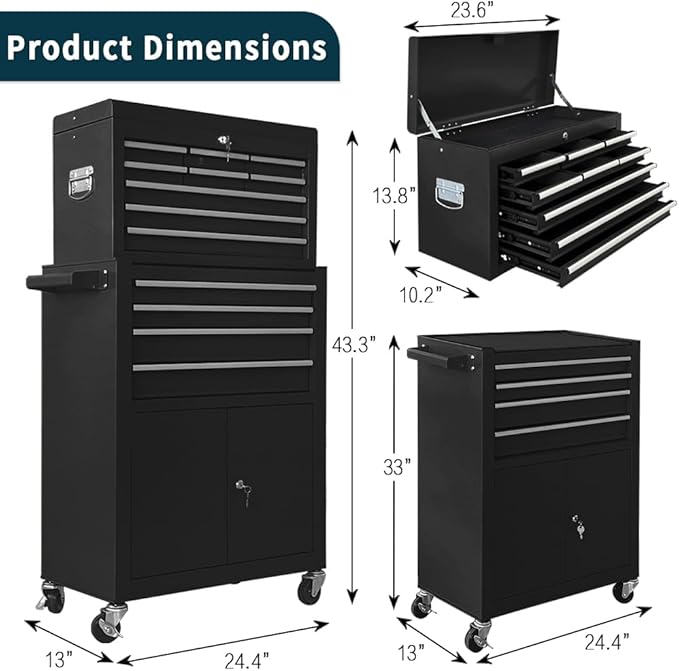 13-Drawer Rolling Tool Chest - Image 3