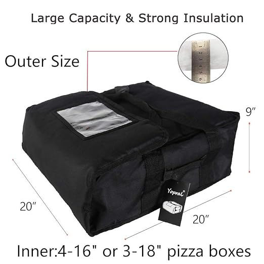 Pizza Bag Thermal Pizza Delivery Bags Insulated Food Delivery Bag Professional - Image 4