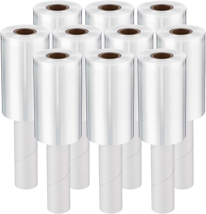 Frienda 12 Pcs 5 Inch Plastic Stretch Wrap Film Roll 500ft Clear Mini Moving by Frienda