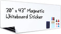 HAMIGAR Magnetic Whiteboard Contact Paper 30" x 43" Dry Erase White Board by HAMIGAR