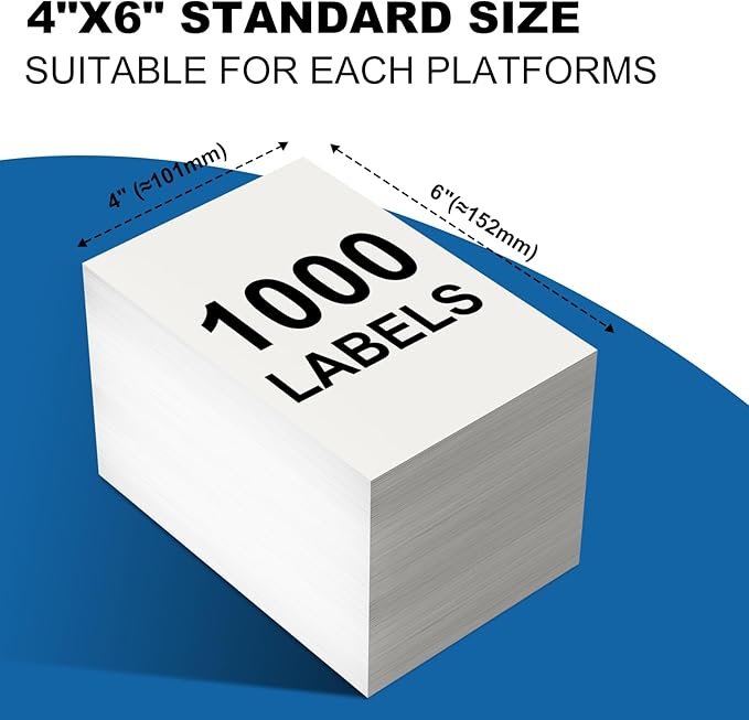 4”x6” Thermal Labels 4000 Labels, Shipping Label Thermal Paper - Image 3