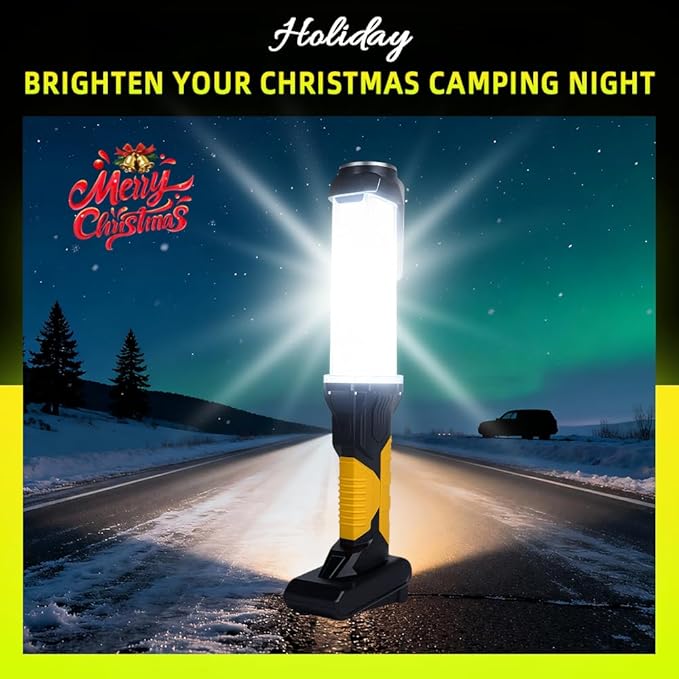​​WARSUN Rechargeable COB LED Work Light-Magnetic Hands-Free Trouble Light - Image 2