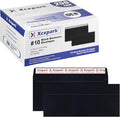 250 PCS #10 Black Self Seal Kraft 4-1/8 x 9-1/2 inches Security Envelopes by Xxcxpark