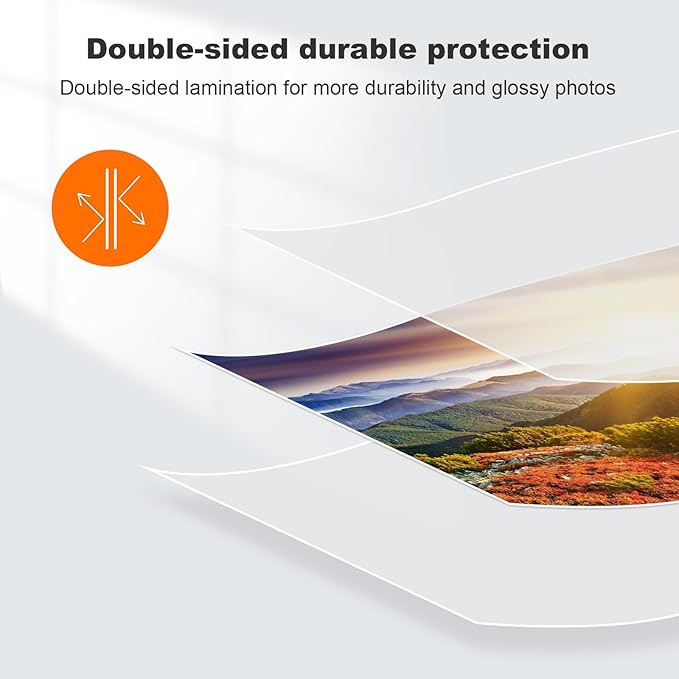 Bonsaii Laminating Sheets, 9 x 11.5 inches, Letter Size, Suitable - Image 4