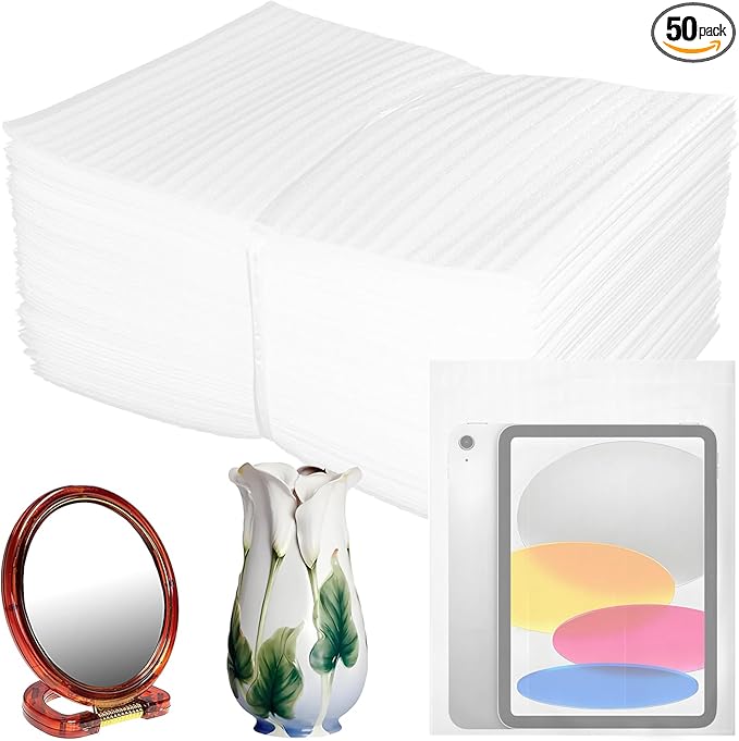 12'' x 16'' Cushion Foam Pouches, Foam Wrap Pouches Protect Fragile Items by High-PQ