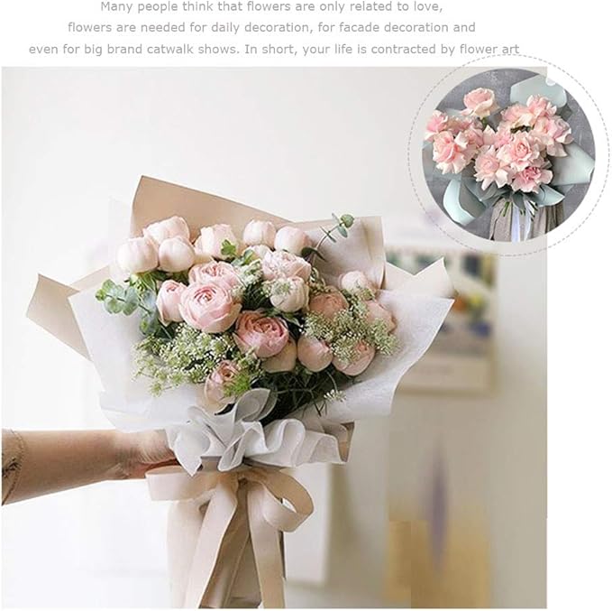 FWSA WRAPS Flower Wrapping Paper Roll Korean Floral Bouquet Packing Supplies - Image 3