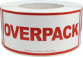 Air Specialty Overpack Labels 2 1/2 x 6 Inch 500 Adhesive Stickers Per Roll by InStockLabels