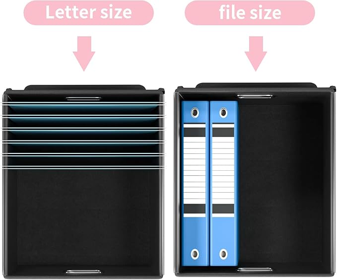 Huolewa Collapsible File Storage Organizer Boxes - Image 3