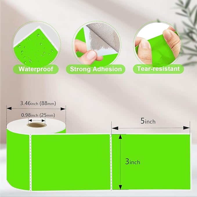 3 X 5 Inch Rectangle Sticker Moving Labels - Image 3