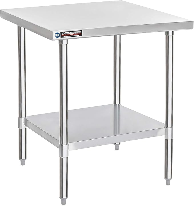 DuraSteel 30x30 Stainless Steel Work Table by DuraSteel