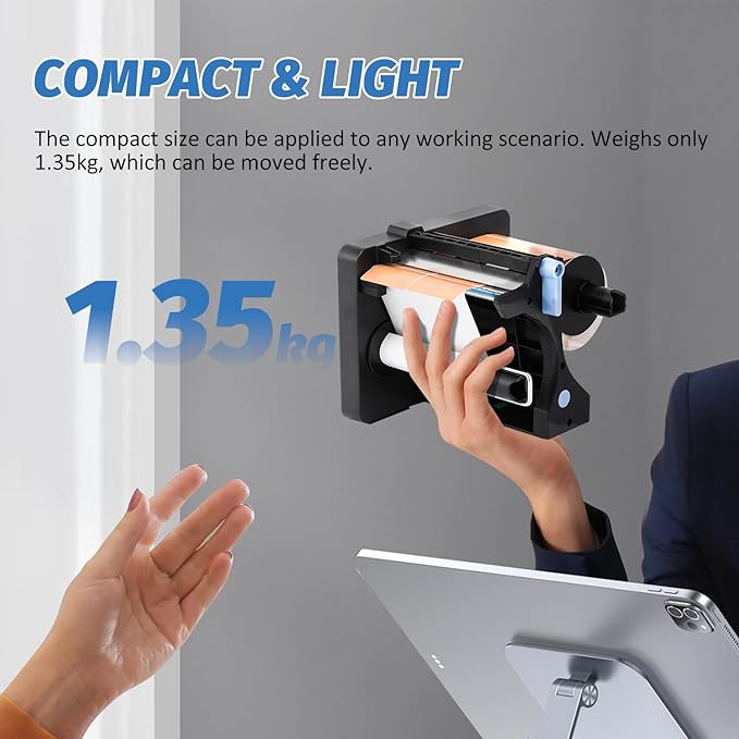Automatic Label Dispenser, 2.98lb Portable Electric Label Dispenser - Image 7