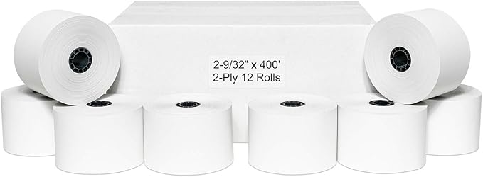 Thermal Gas Pump Receipt Paper 2 9/32" x 400 ft – BPA Free by ROLLXY