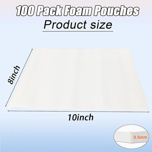 100PCS Cushioning Foam Pouche, 8x10Inch Packing Pouche Packing Supplies - Image 2