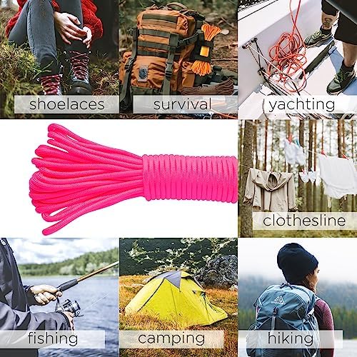 Paracord Rope 550 lb 4mm – Parachute Cord – Utility Camping Rope - Image 6