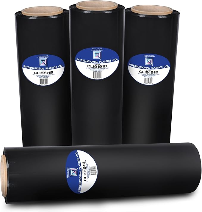 International Plastics Co. 70 Gauge 15" Plastic Stretch Film/Wrap 1500ft Clear by InternationalPlasticsCo