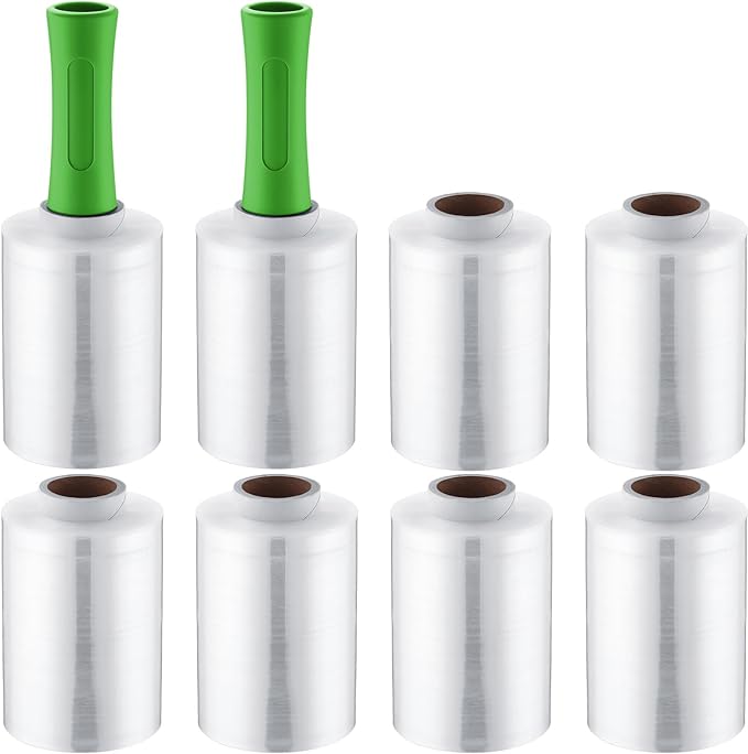 Jutom 8 Pcs Stretchy Wrap Roll Plastic Wrap by Jutom