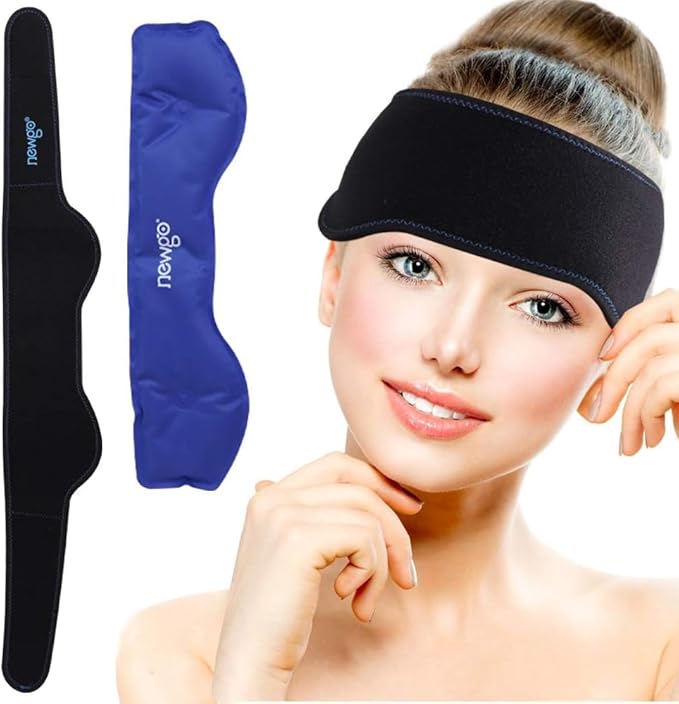 NEWGO Headache Ice Pack Head Wrap by NEWGO