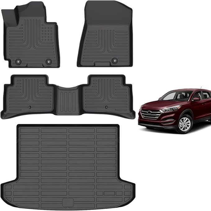 Hutisya-Floor Mats & Cargo Liner Set Fit by Hutisya