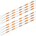8 Pack Min 4' Feet to Max 7' Feet Retractable Traffic Cone Bars, Expandable by OranLite
