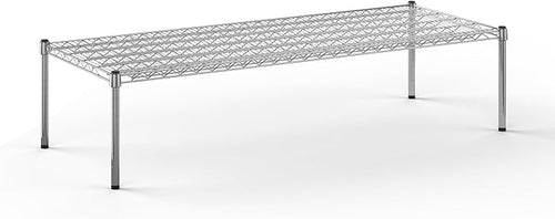 21''W x 60''L x 14''H Chrome Plated Wire Dunnage Rack | Off The Floor Storage by Regal+Altair