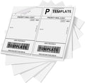 Shipping Label 2 per Sheet /8.5 "x 5.5" Mailing Labels by COOPATY
