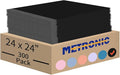 METRONIC Large Poly Mailers 24x24" 300PC Black, Strong Adhensive Shipping Bags by METRONIC
