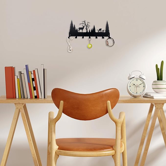 Wall Mounted Key Rack | Metal Key Rack Hook Organizer | Metal Key Organizer - Image 7