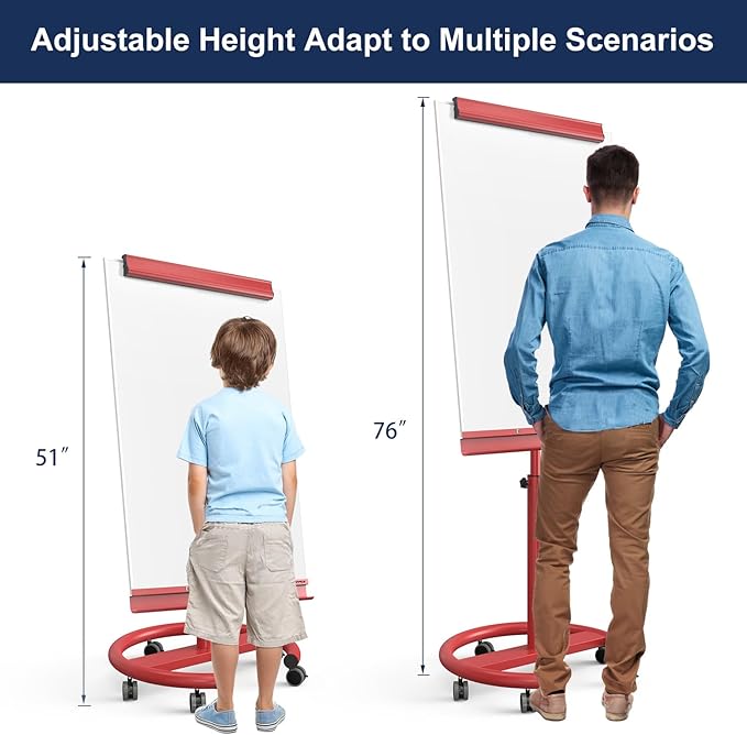 TSJ OFFICE Mobile Whiteboard Magnetic - Image 3