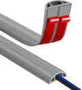 Floor Cord Covers for Wires 3.3FT Cable Hider Wire Cover Self Adhesive Cord by JAHOMFAI