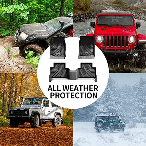 LASFIT Floor Mats for Toyota Highlander 2020-2026 Gas 8-Seats Only - Image 4