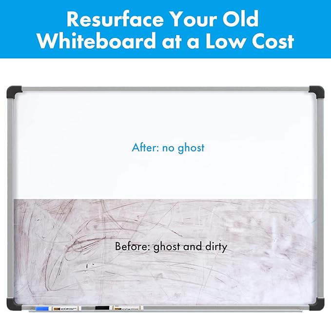 HAMIGAR Magnetic Whiteboard Contact Paper 18" x 24" Dry Erase White Board - Image 4