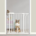 Auto Close Baby & Dog Gate 34-38.5 Inch, Tension Safety Gate Indoor, by Thasamm