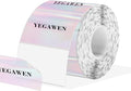 3x2 Inch Transparent Thermal Labels Stickers, Holographic Transparent Pink by Unknown