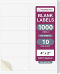 NextDayLabels – 4” x 2” Rectangular Sticker Labels by NextDayLabels