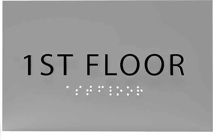 6" X4" 1st Floor Sign by ADACentralSigns