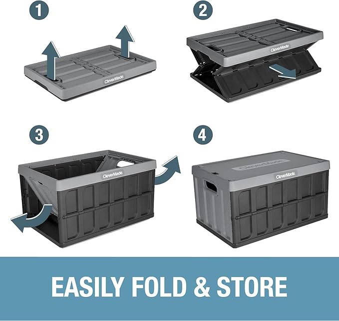 CleverMade Collapsible Storage Bins - Image 4