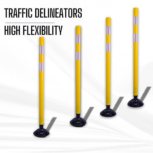 BESEA 8PCS 48" Traffic Delineator Posts - Image 6