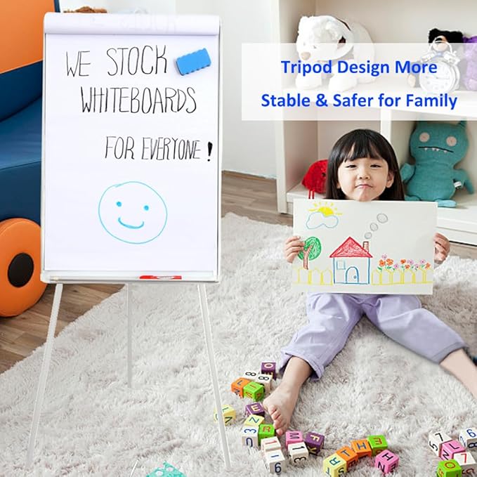 40" H x 28" W Magnetic Dry Erase Board Easel - Image 6