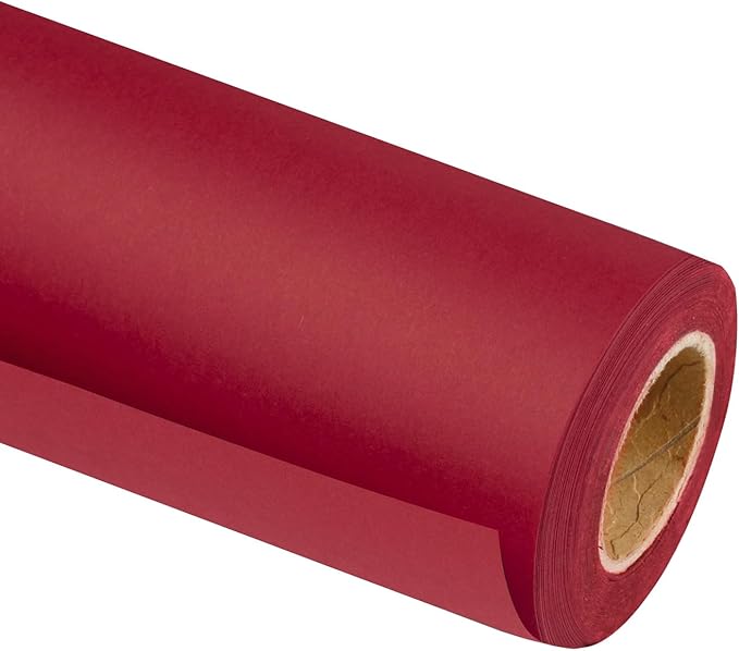 RUSPEPA Red Kraft Paper Roll by RUSPEPA