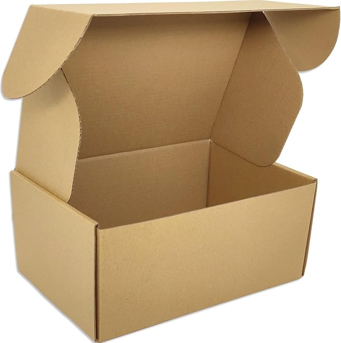 Small Brown Shipping Boxes for Small Business Pack of 25-9x6x4 inches Cardboard - Image 3