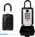 Key Lock Box, 12-Digit Code, Weatherproof Wall Mount, Large Capacity 5-8 Keys by Unknown