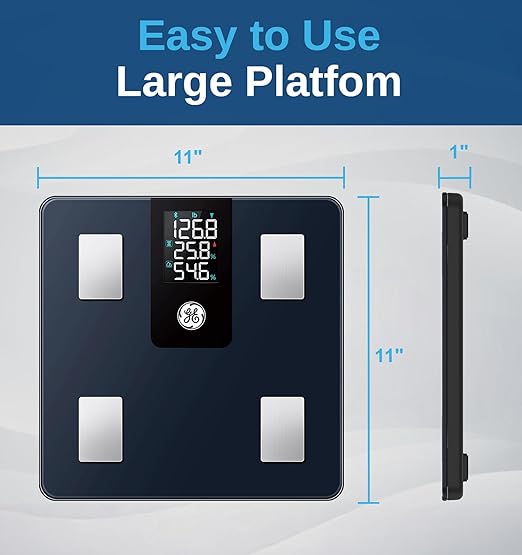 GE Smart Scale for Body Weight BMI Fat Muscle Mass - Image 7