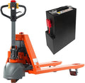 Full Electric Pallet Jack 3300Lbs Capacity, Lithium Powered Pallet Truck 48" by TTORYCARRIER