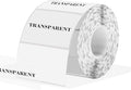 3x2 Inch Transparent Thermal Labels Stickers, Self-Adhesive Clear Waterproof by STARLIBOO